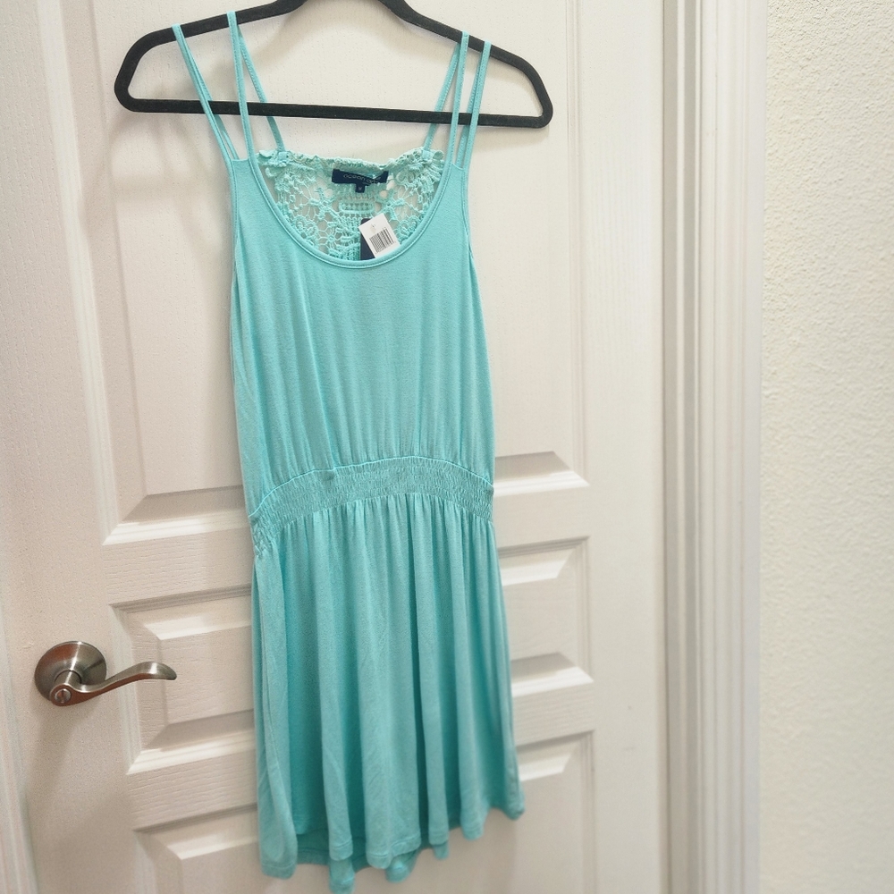 Ocean Drive Crochet Back Dress Size M